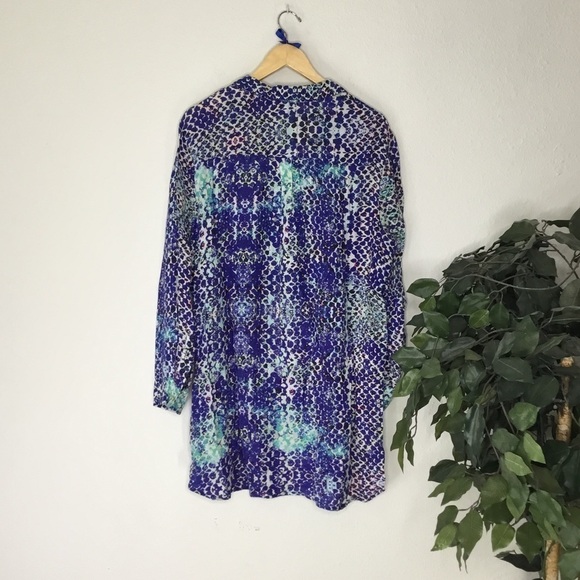 Blue Saks Fifth Ave Tunic - Picture 7 of 7